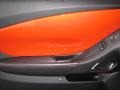 Black/Inferno Orange 2010 Chevrolet Camaro SS/RS Coupe Door Panel