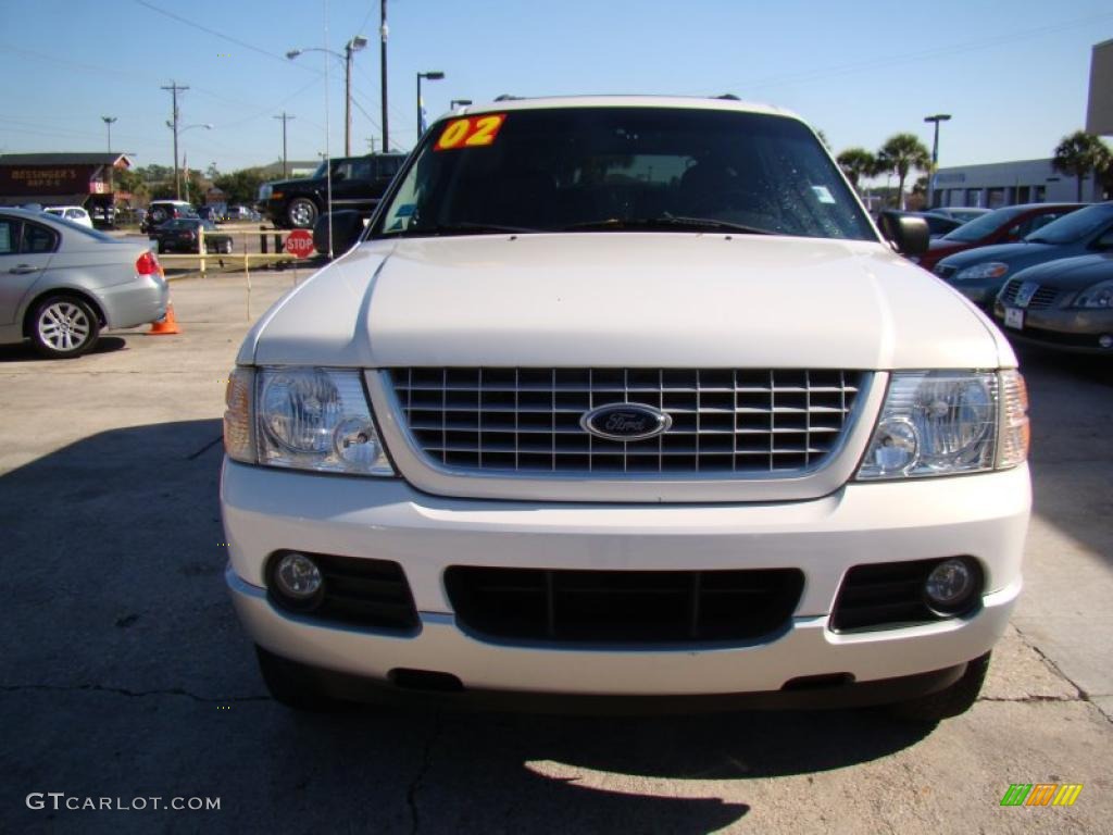 2002 Explorer Limited 4x4 - White Pearl / Midnight Grey photo #3