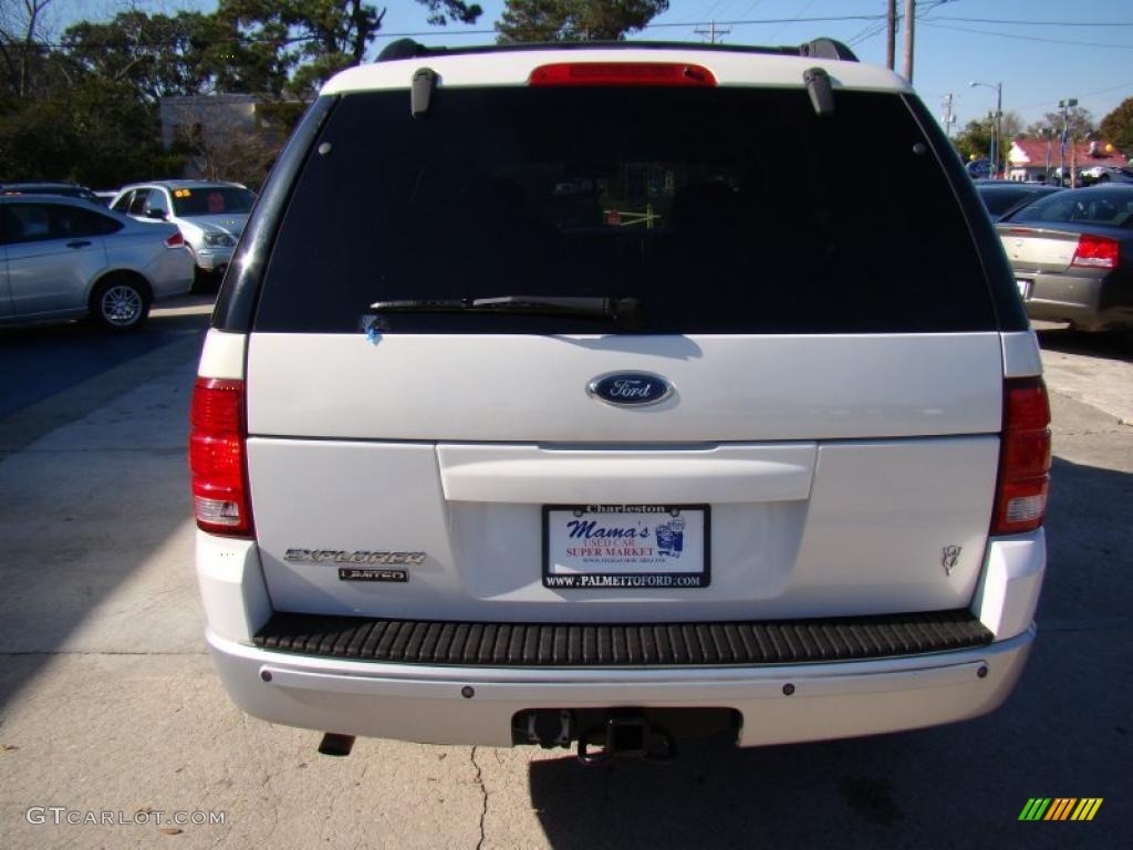 2002 Explorer Limited 4x4 - White Pearl / Midnight Grey photo #7