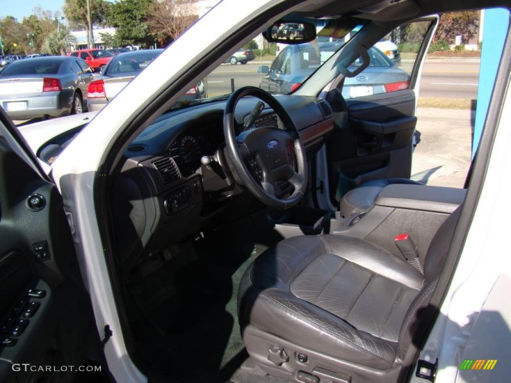 2002 Explorer Limited 4x4 - White Pearl / Midnight Grey photo #9