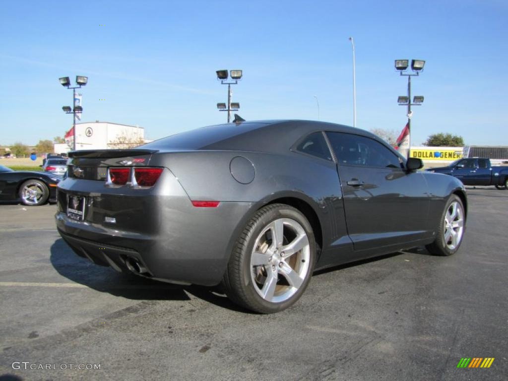 2010 Camaro SS/RS Coupe - Cyber Gray Metallic / Black photo #6