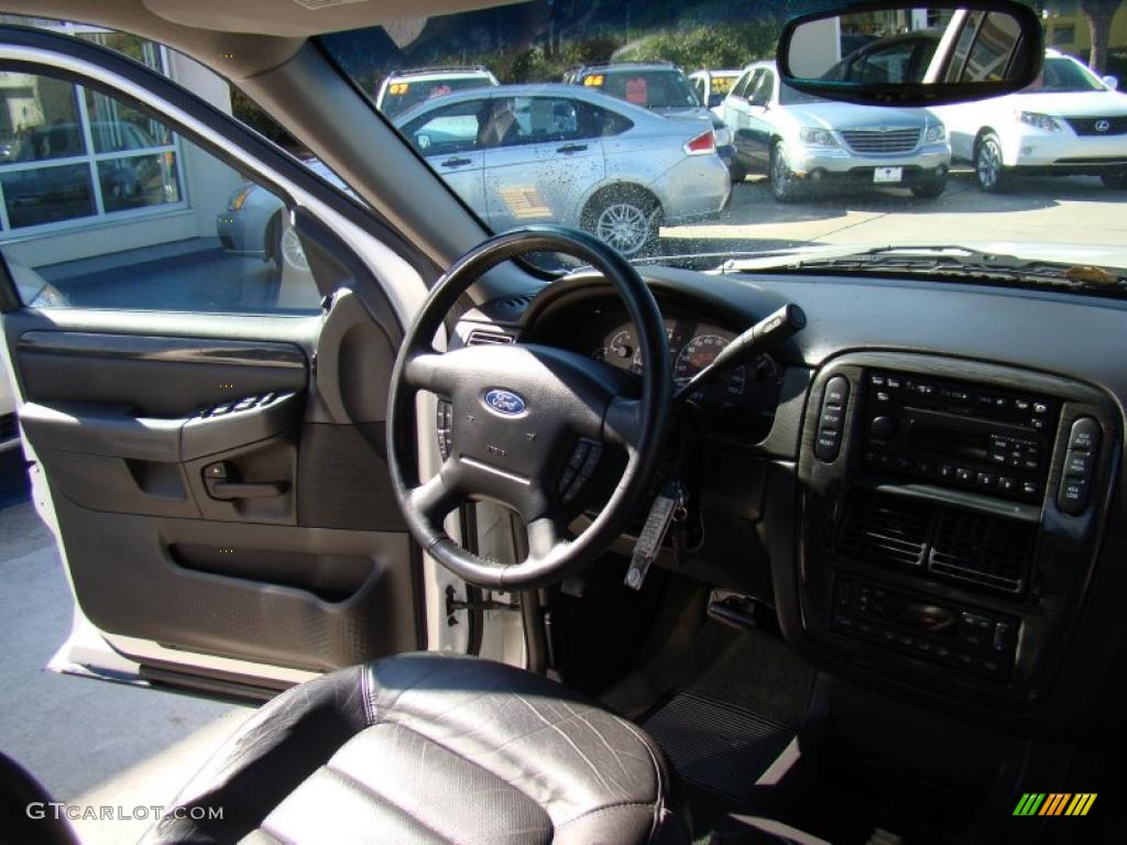 2002 Explorer Limited 4x4 - White Pearl / Midnight Grey photo #20