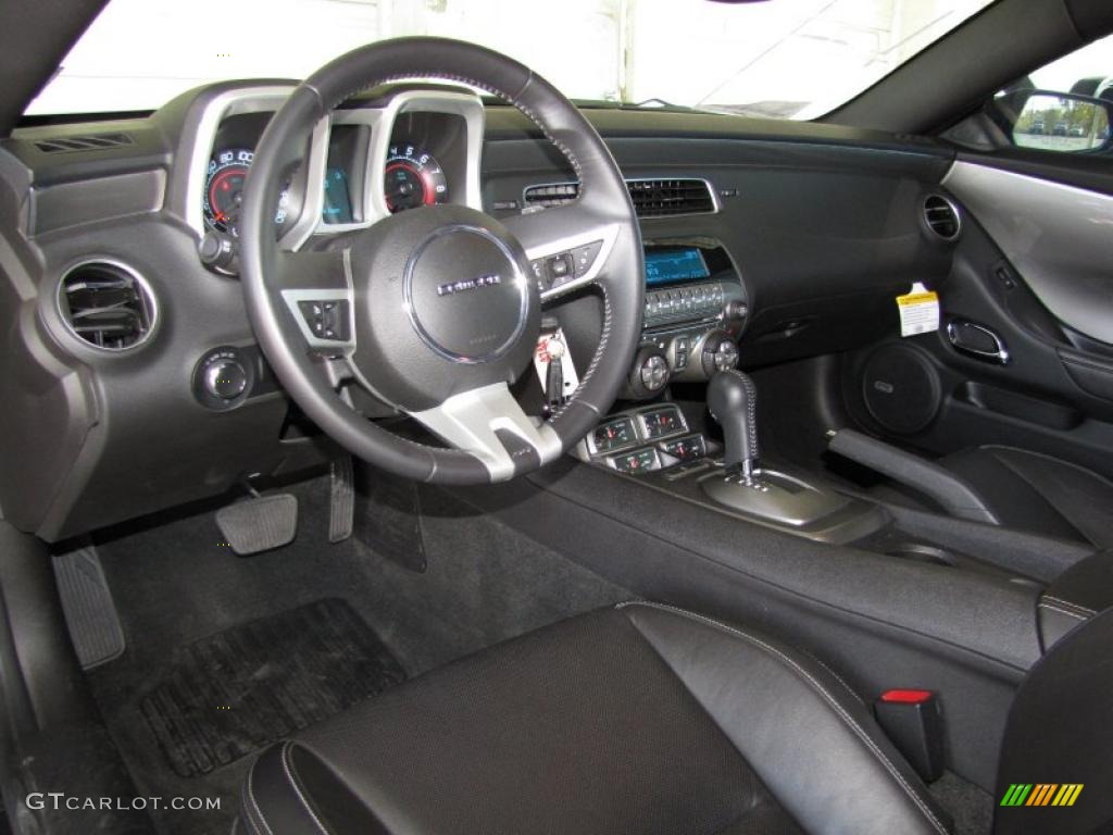 Black Interior 2010 Chevrolet Camaro SS/RS Coupe Photo #41028848