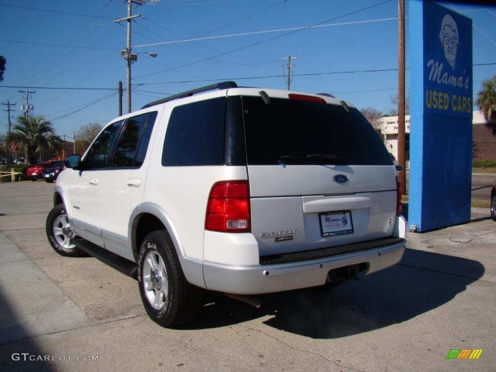 2002 Explorer Limited 4x4 - White Pearl / Midnight Grey photo #34