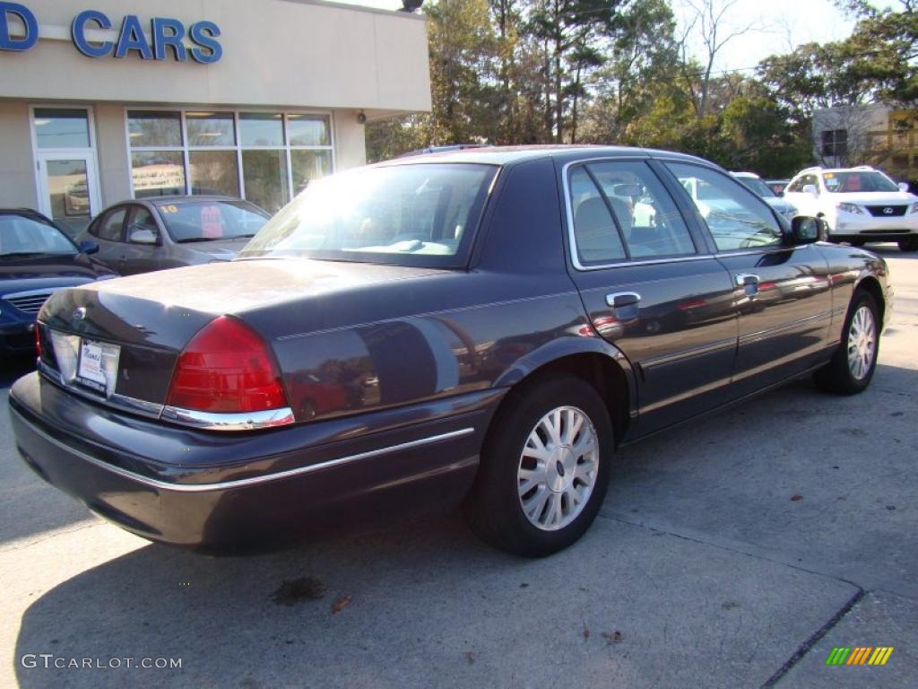 2004 Crown Victoria LX - Midnight Grey Metallic / Light Flint photo #8