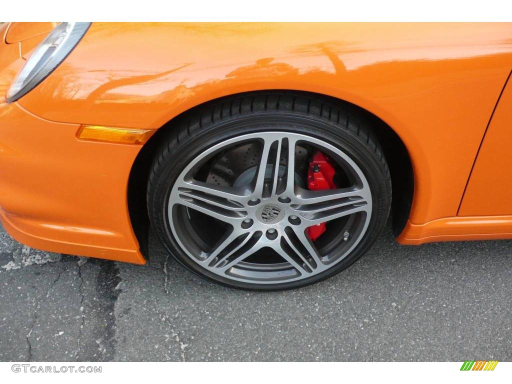 2007 911 Turbo Coupe - Orange / Black photo #10