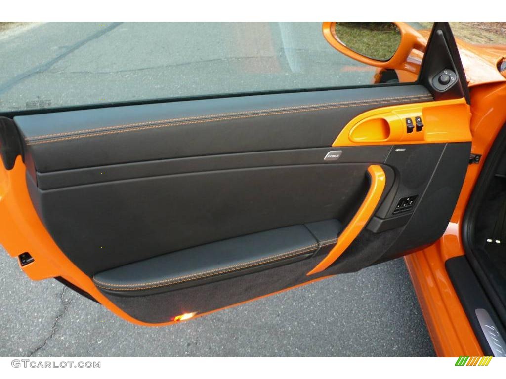 2007 911 Turbo Coupe - Orange / Black photo #13