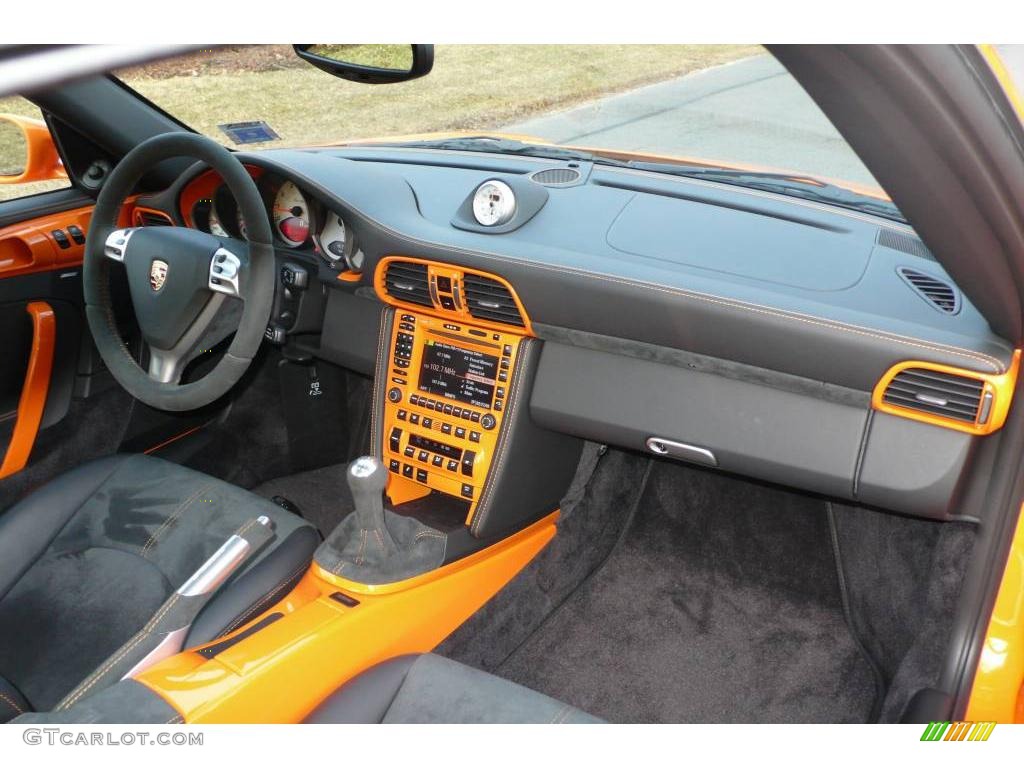 2007 911 Turbo Coupe - Orange / Black photo #17