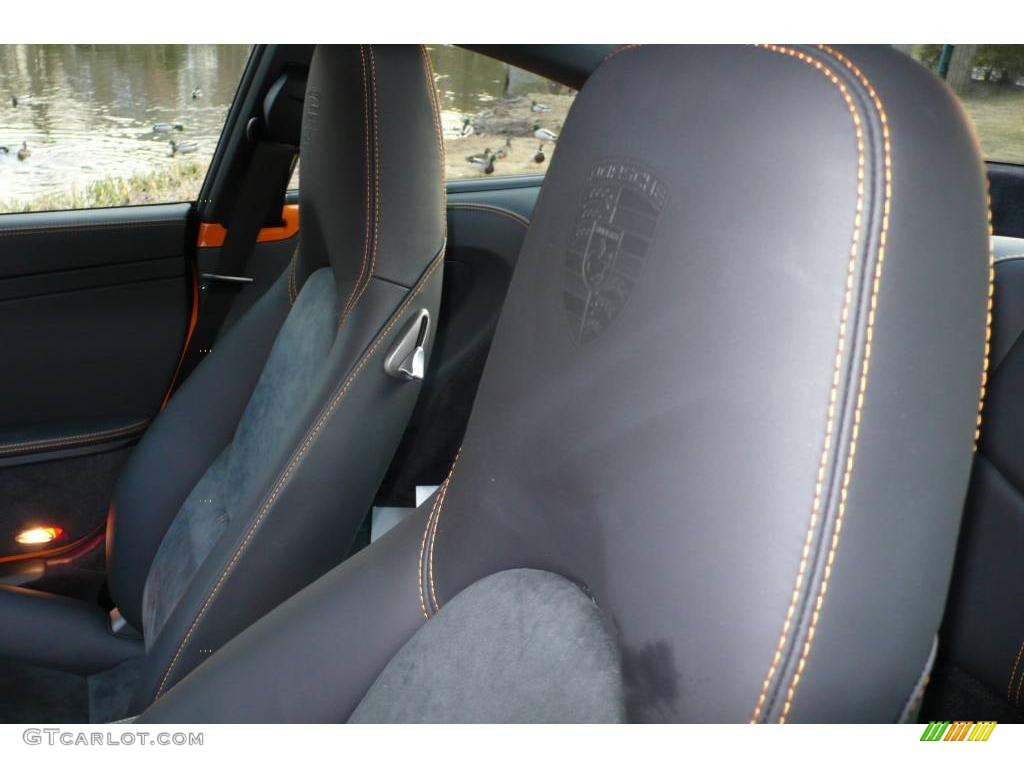 2007 911 Turbo Coupe - Orange / Black photo #22