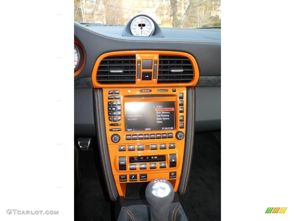 2007 911 Turbo Coupe - Orange / Black photo #23