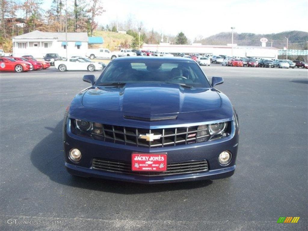 2010 Camaro SS/RS Coupe - Imperial Blue Metallic / Black photo #3