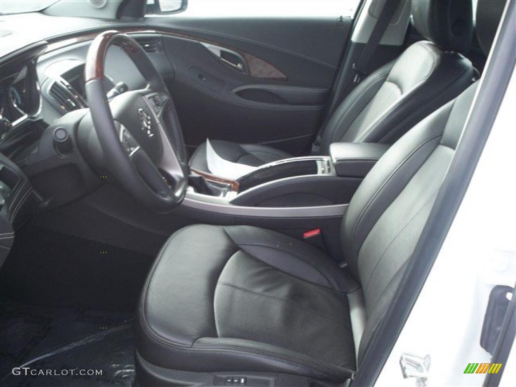 Ebony Interior 2010 Buick LaCrosse CXS Photo #41033042