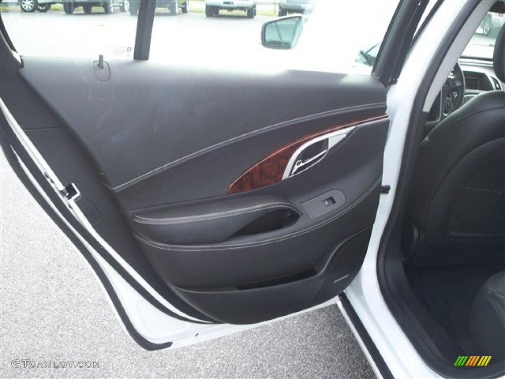 2010 Buick LaCrosse CXS Ebony Door Panel Photo #41033059