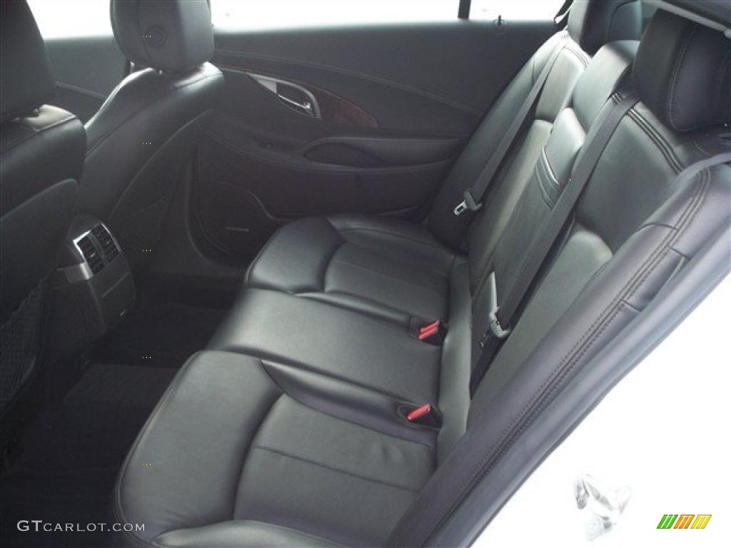 Ebony Interior 2010 Buick LaCrosse CXS Photo #41033072