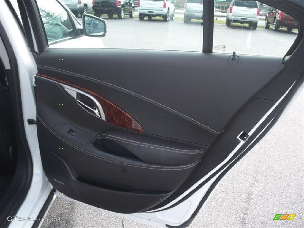 2010 Buick LaCrosse CXS Ebony Door Panel Photo #41033088