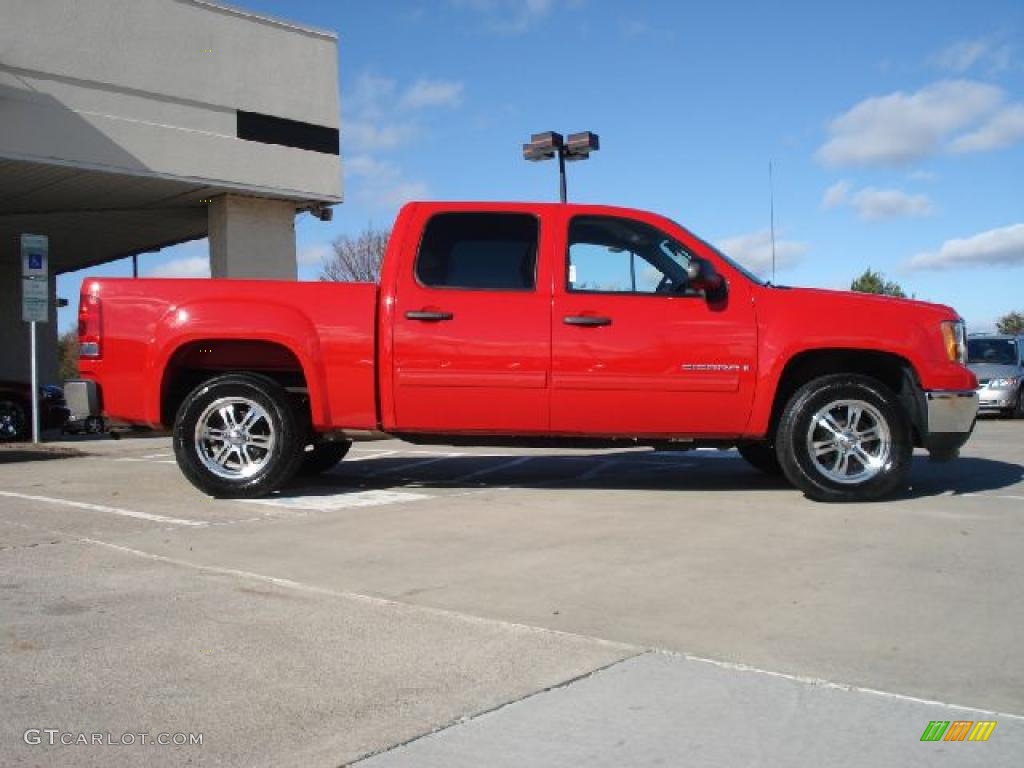 Fire Red 2008 GMC Sierra 1500 Crew Cab Exterior Photo #41034952