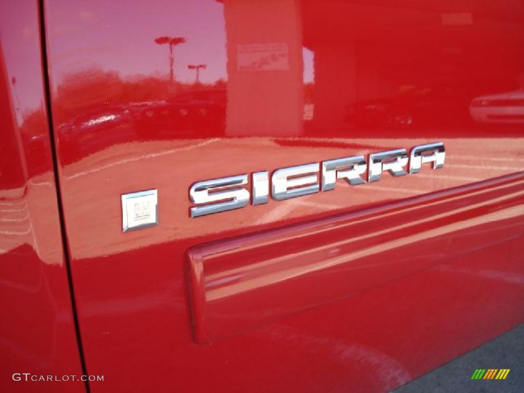 2008 Sierra 1500 Crew Cab - Fire Red / Dark Titanium photo #30