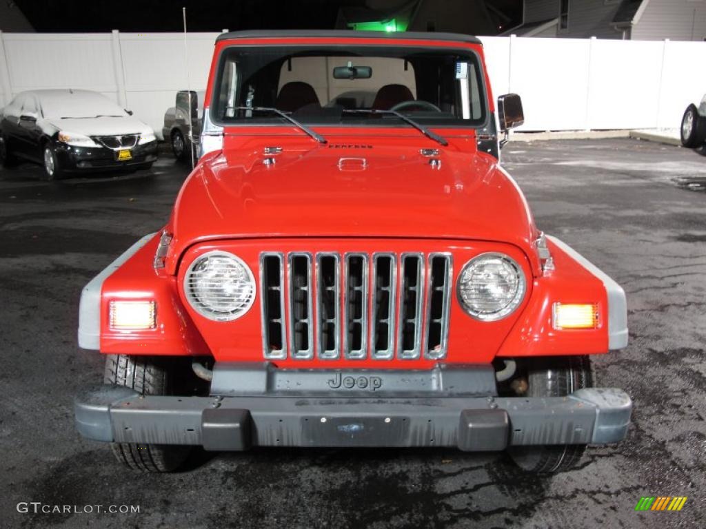 1999 Wrangler Sport 4x4 - Flame Red / Agate photo #4