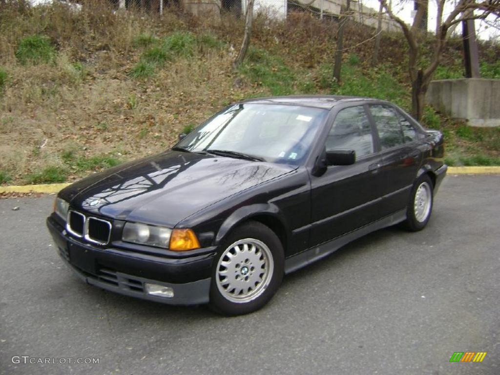 Jet Black 1993 BMW 3 Series 325i Sedan Exterior Photo #41035928