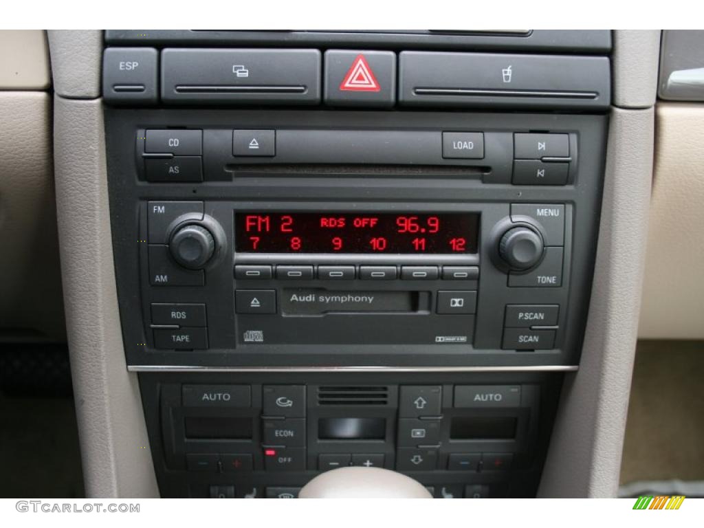 2003 Audi A4 1.8T Cabriolet Controls Photo #41036284
