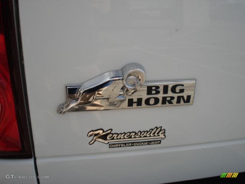 2008 Ram 1500 Big Horn Edition Quad Cab - Bright White / Medium Slate Gray photo #33