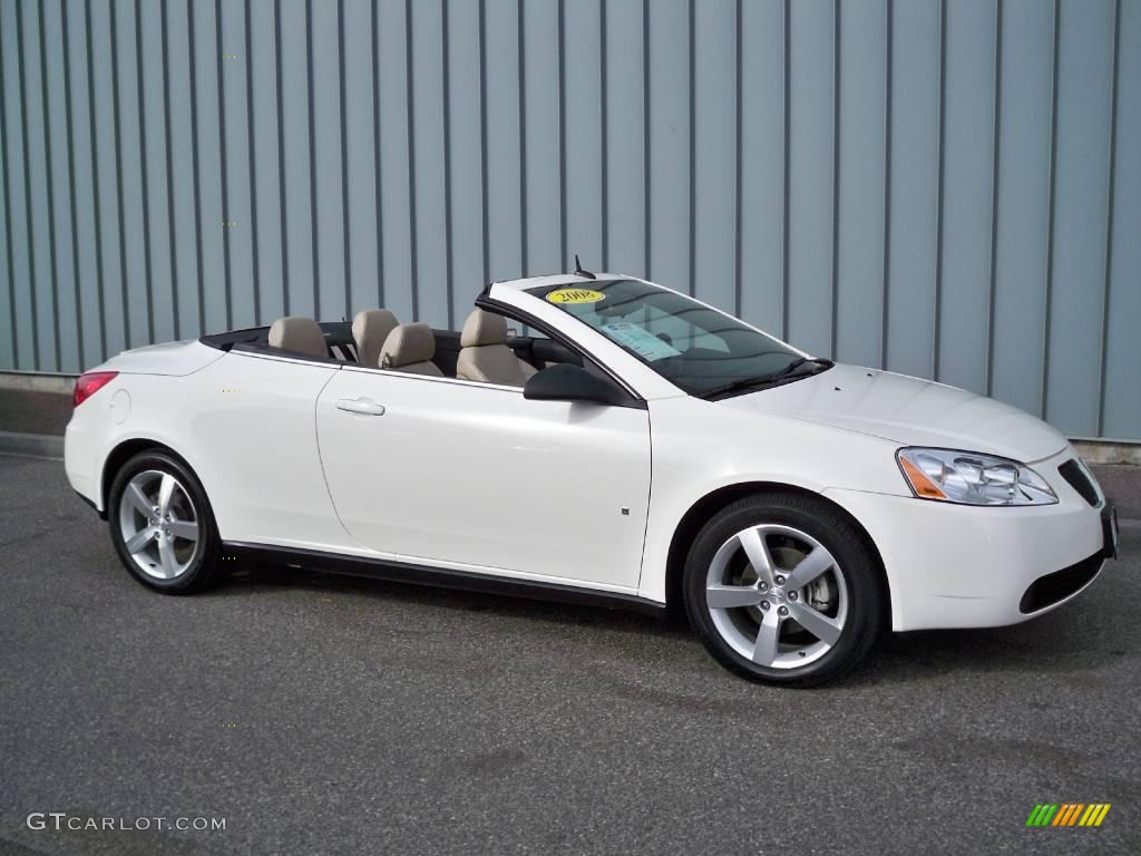 2008 G6 GT Convertible - Ivory White / Light Taupe photo #1
