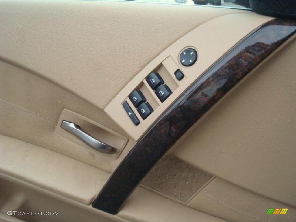 2004 5 Series 545i Sedan - Kalahari Beige Metallic / Beige photo #13