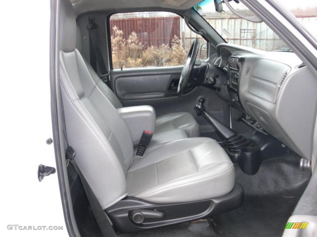 Medium Dark Flint Interior 2005 Ford Ranger XL Regular Cab Photo #41038112