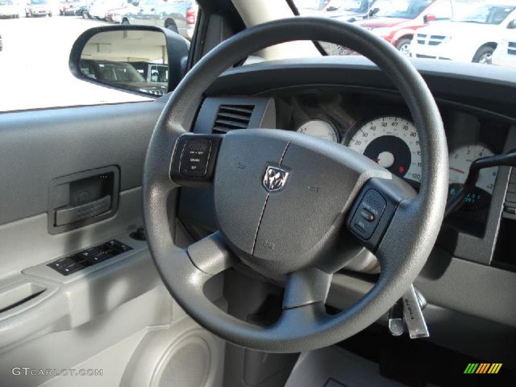 2006 Dodge Durango SXT Dark Slate Gray/Light Slate Gray Steering Wheel Photo #41040272
