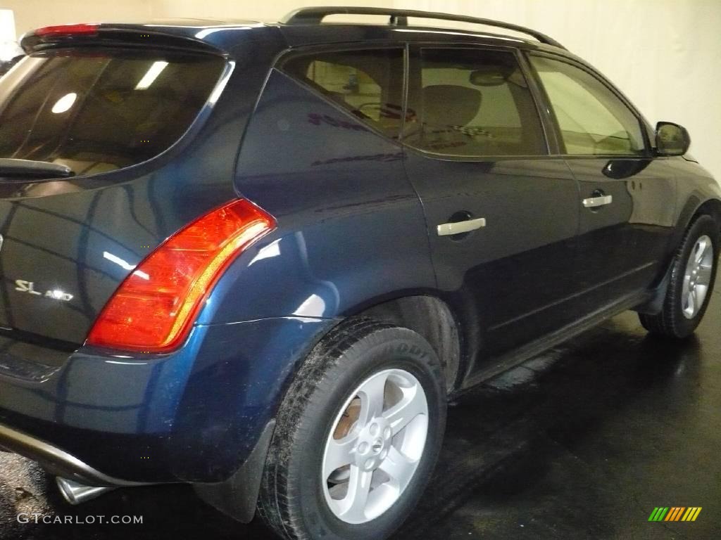 2003 Murano SL AWD - Midnight Blue Pearl / Charcoal photo #9