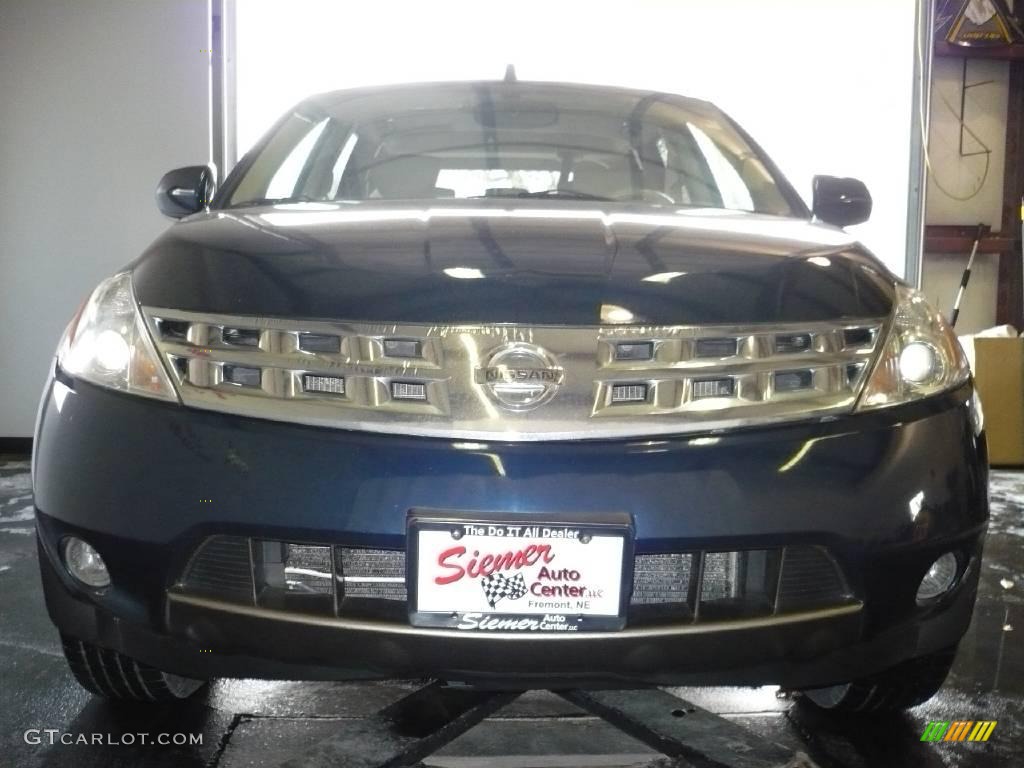 2003 Murano SL AWD - Midnight Blue Pearl / Charcoal photo #13