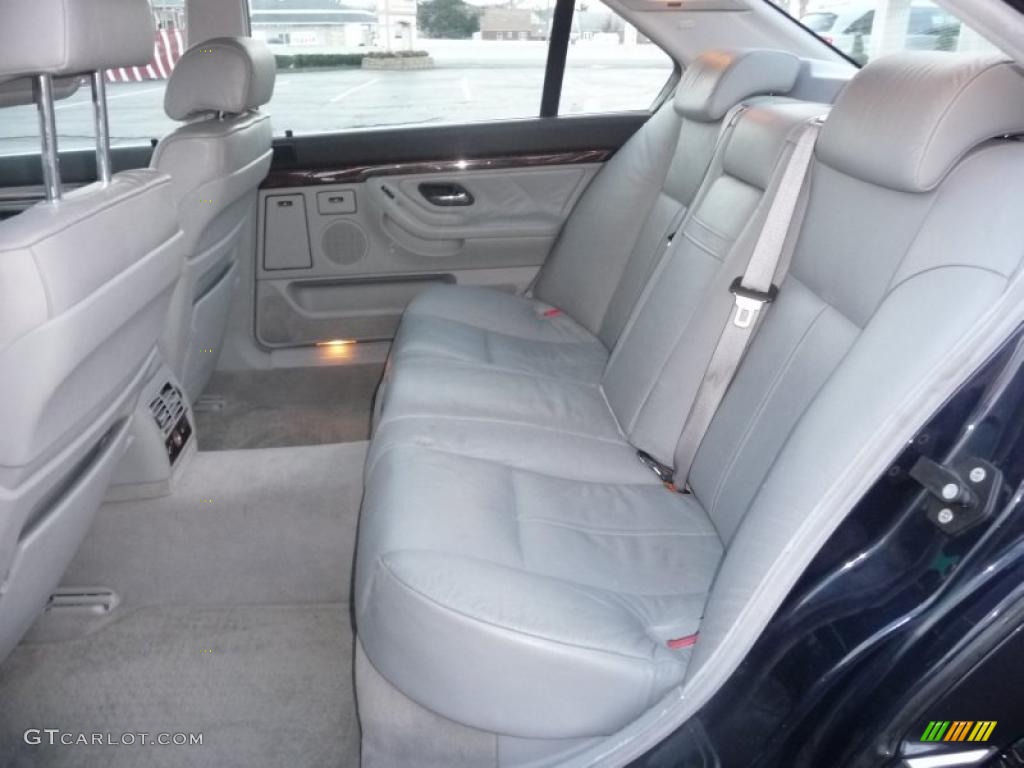 Grey Interior 2000 BMW 7 Series 740iL Sedan Photo #41041009