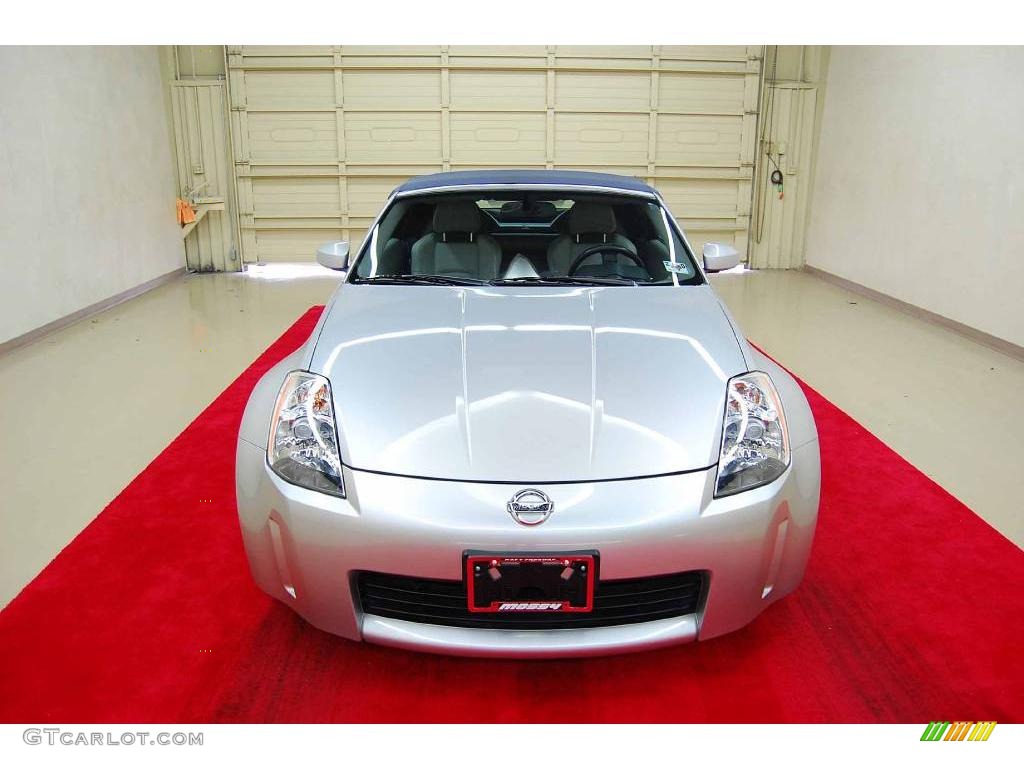 2004 350Z Touring Roadster - Chrome Silver Metallic / Frost photo #3