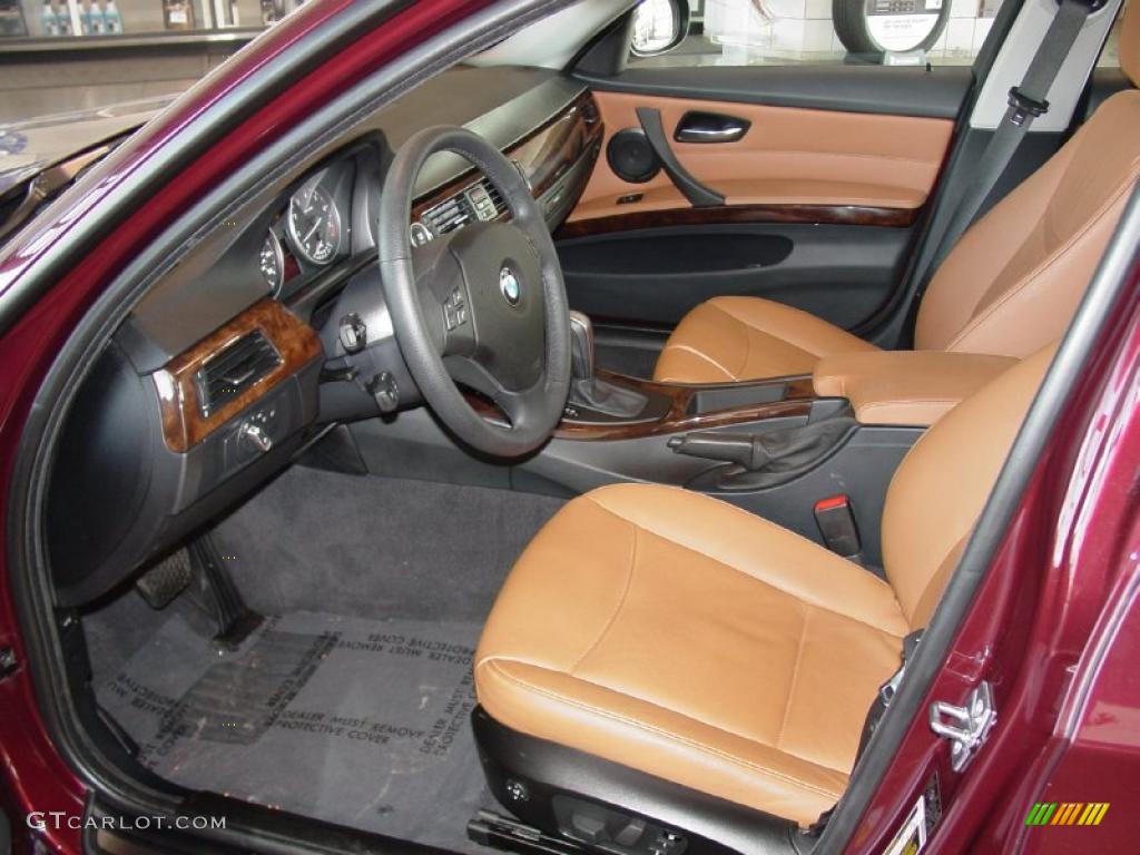 2010 3 Series 328i Sedan - Barbera Red Metallic / Saddle Brown Dakota Leather photo #9