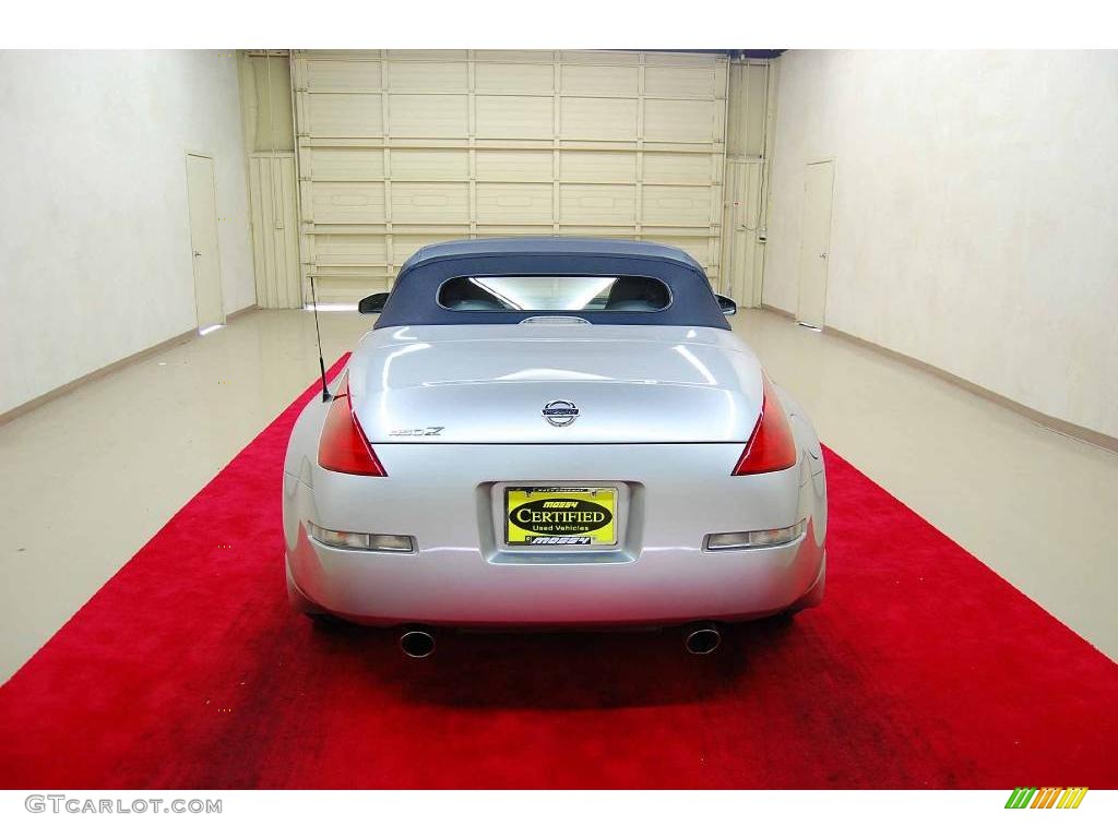 2004 350Z Touring Roadster - Chrome Silver Metallic / Frost photo #6