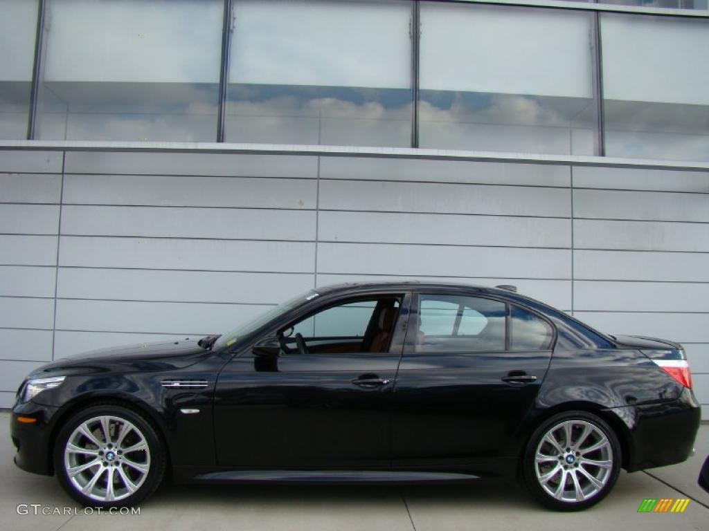 Black Sapphire Metallic 2008 BMW M5 Sedan Exterior Photo #41042517