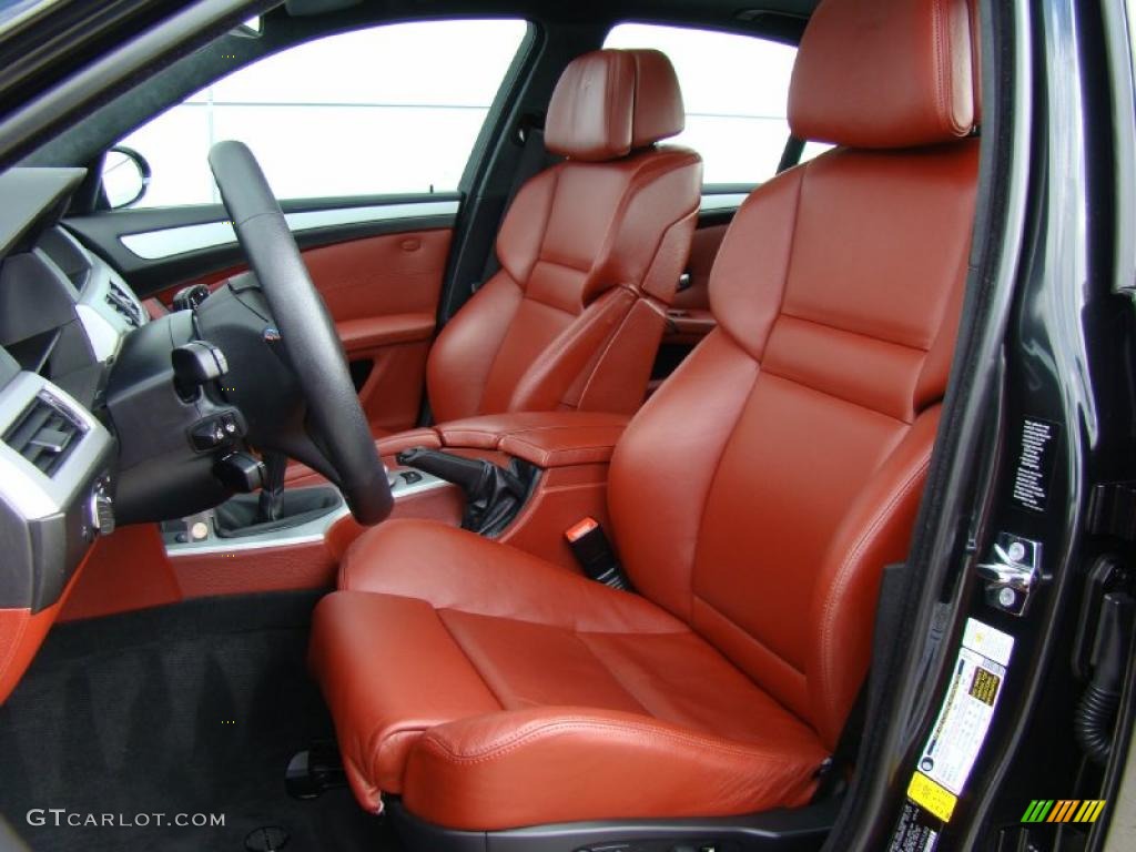 Indianapolis Red Interior 2008 BMW M5 Sedan Photo #41042600