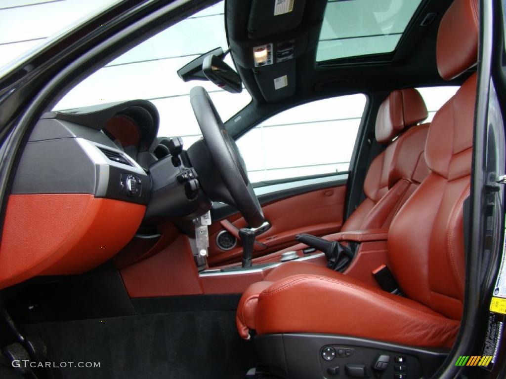 Indianapolis Red Interior 2008 BMW M5 Sedan Photo #41042614