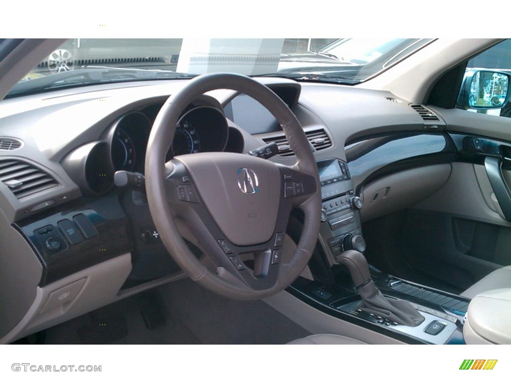 2008 Acura MDX Technology Parchment Dashboard Photo #41042813