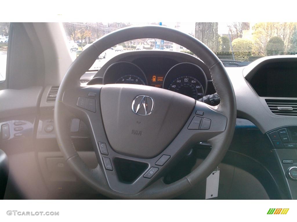 2008 Acura MDX Technology Parchment Steering Wheel Photo #41042897