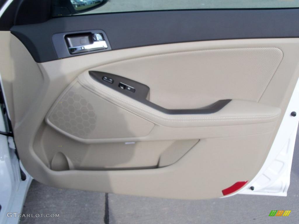 2011 Kia Optima EX Beige Door Panel Photo #41043101