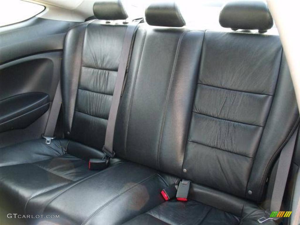 Black Interior 2008 Honda Accord EX-L Coupe Photo #41043477