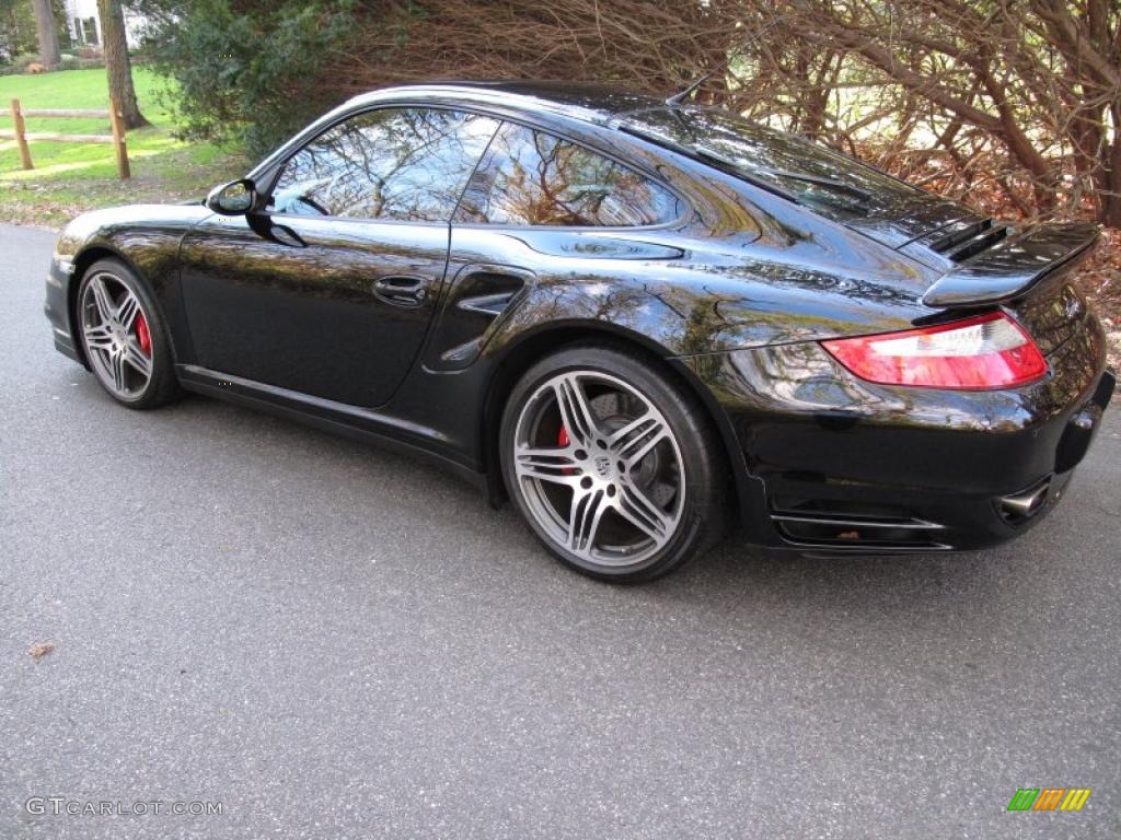 Black 2007 Porsche 911 Turbo Coupe Exterior Photo #41043913