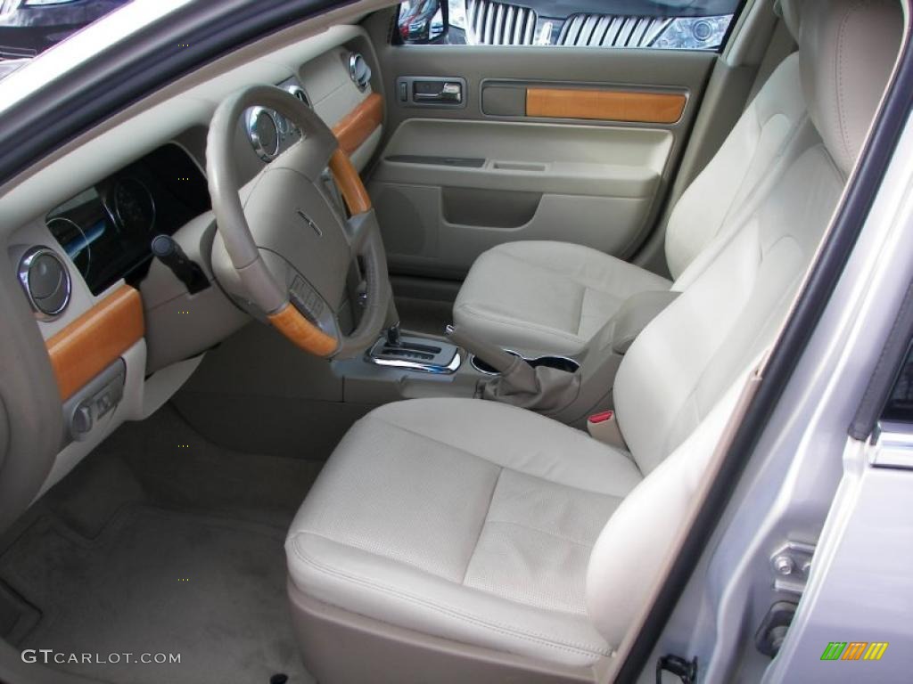 Light Stone Interior 2009 Lincoln MKZ Sedan Photo #41044457