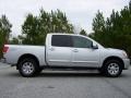 Radiant Silver 2005 Nissan Titan LE Crew Cab 4x4 Exterior