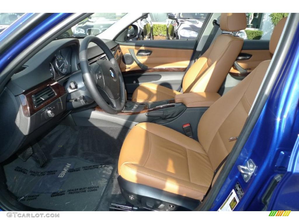 2011 3 Series 328i xDrive Sedan - Montego Blue Metallic / Saddle Brown Dakota Leather photo #7