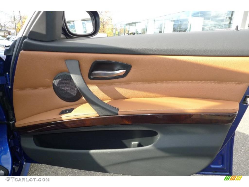 2011 BMW 3 Series 328i xDrive Sedan Saddle Brown Dakota Leather Door Panel Photo #41046473
