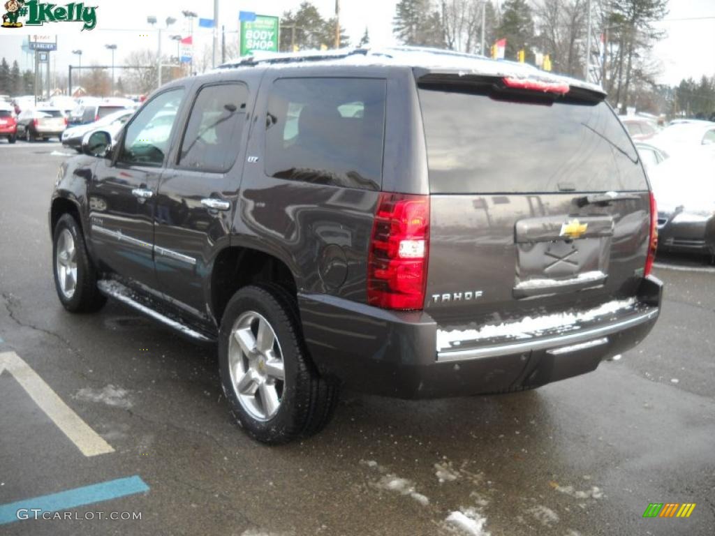 2011 Tahoe LTZ 4x4 - Taupe Gray Metallic / Ebony photo #5