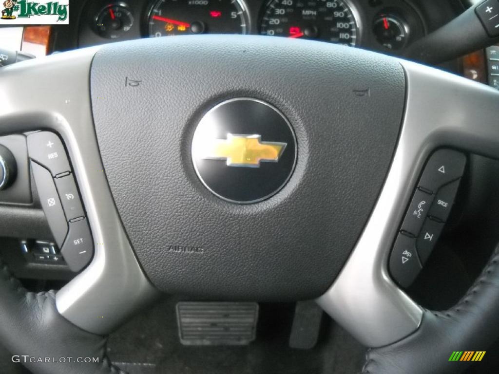 2011 Tahoe LTZ 4x4 - Taupe Gray Metallic / Ebony photo #19