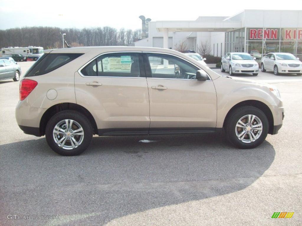 Gold Mist Metallic 2011 Chevrolet Equinox LS Exterior Photo #41048177